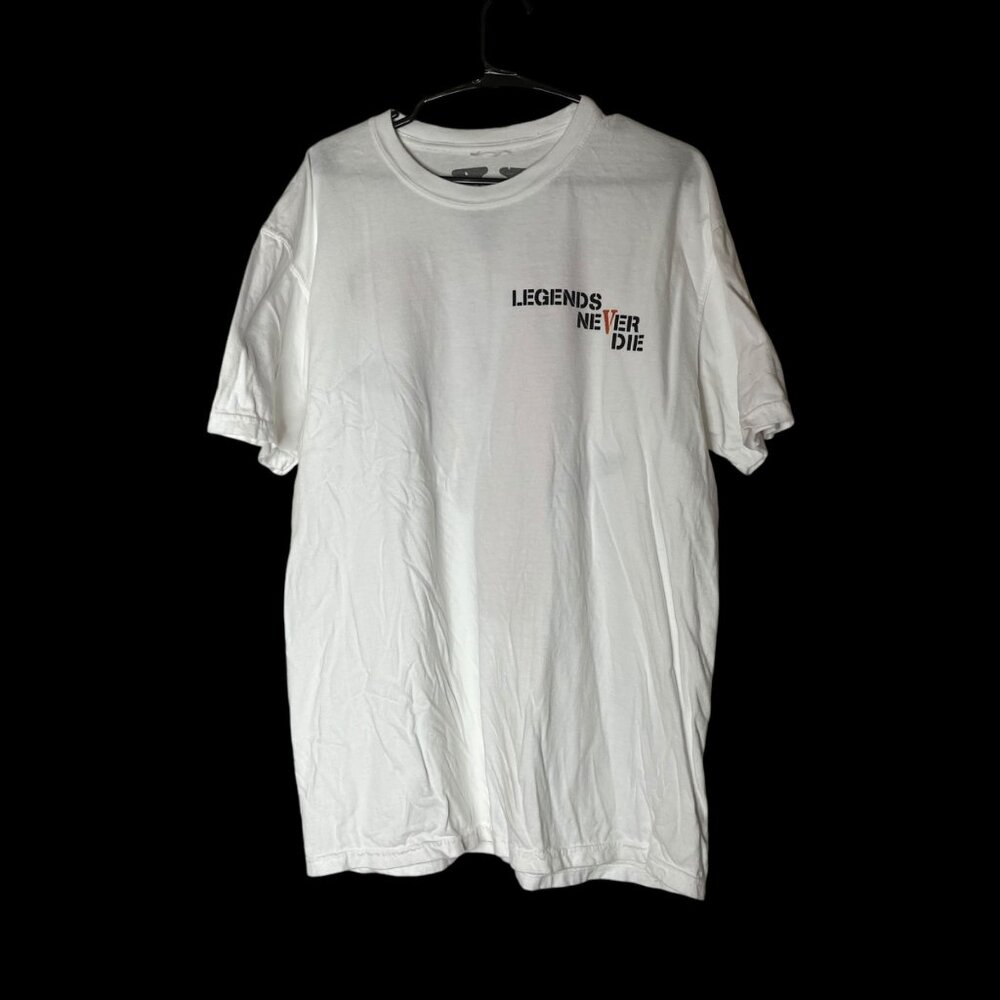 Vlone Legends Never Die Graphic Tee Shirt - Size Large